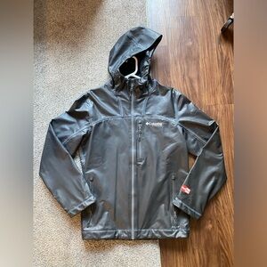 Columbia Mens Titanium Rain Jacket Medium
